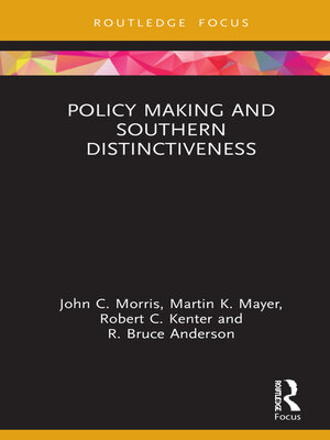 cover image of Policy Making and Southern Distinctiveness